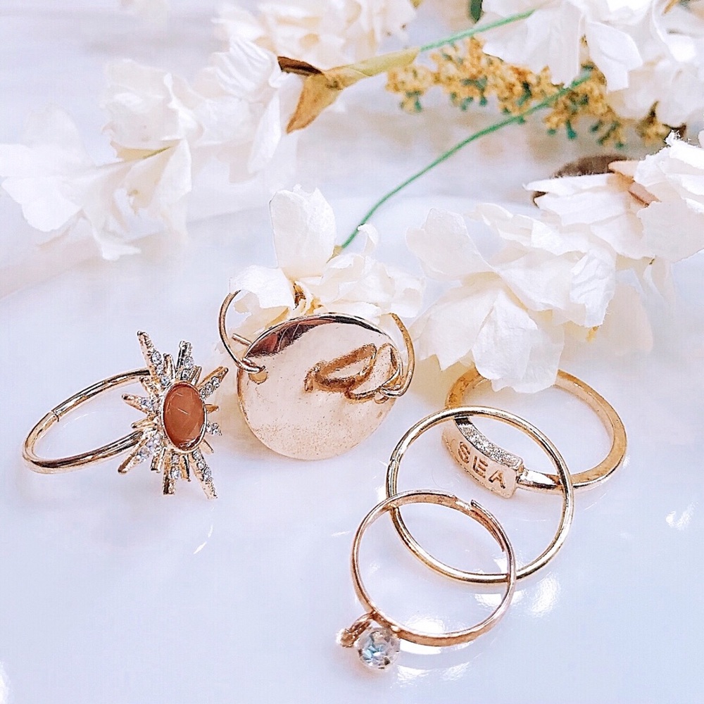 5pcs Ring Set